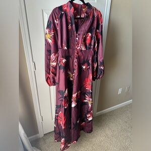 Long sleeve maxi dress